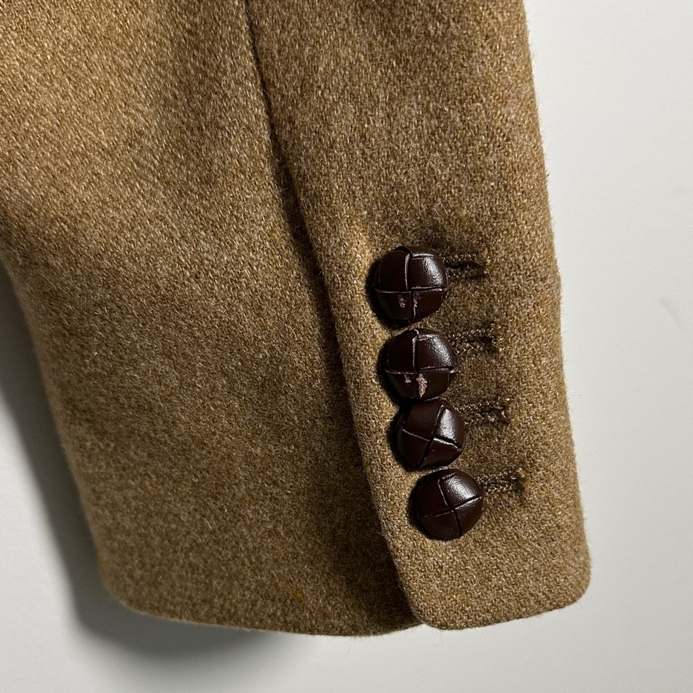 J. Crew Tan Wool Blazer Size 4 - Picture 6 of 8